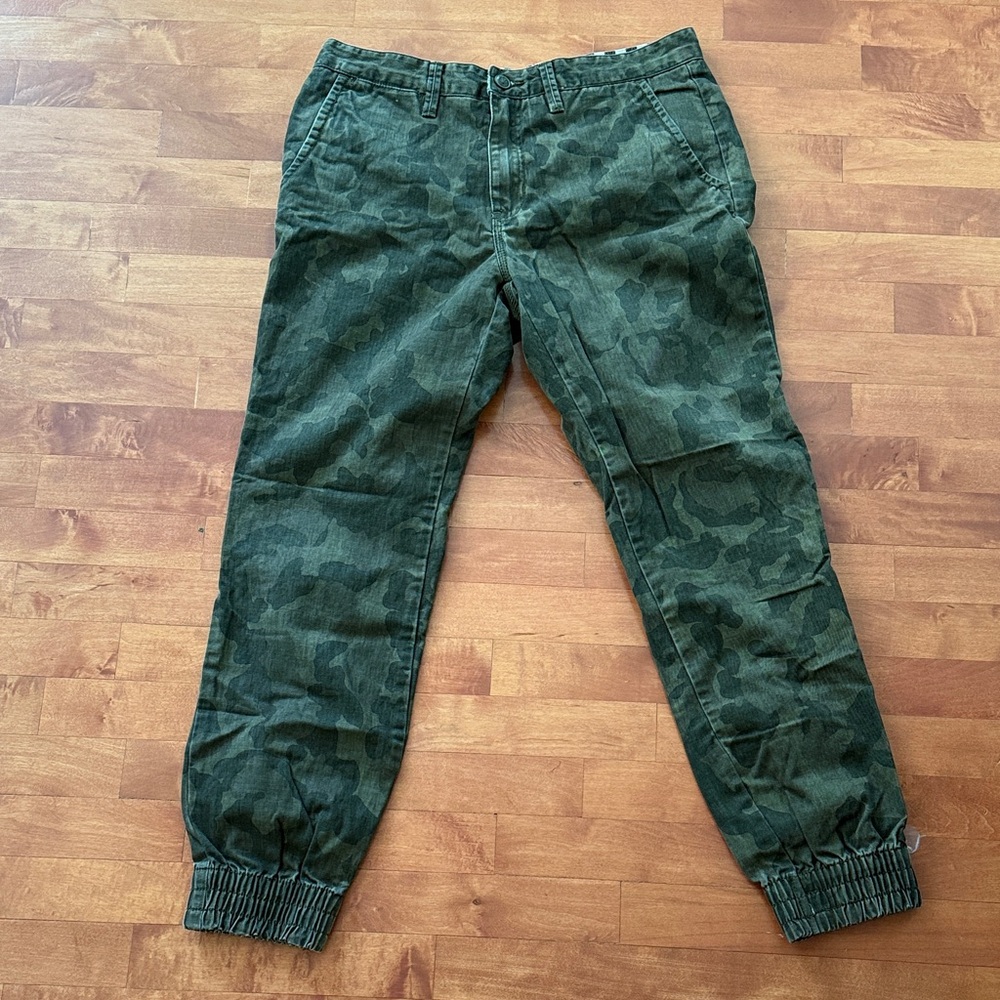 Vans Men's Dark Green Cargo Pants